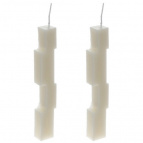 Набор из 2-х свечей, D2,5 см,L8,5 W3 H24 см