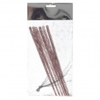 Набор из 6 шт: Изделие декоративное подвесное "Сосулька", L5 W0,7 H19 см