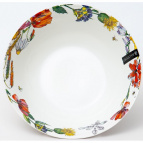 ПОЛЕВЫЕ ЦВЕТЫ, салатник 1200мл 230мм, NEW BONE CHINA, цветная упаковка