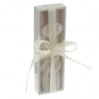 Набор из 2-х свечей, D 2см, L7,5 W3 H24,5 см