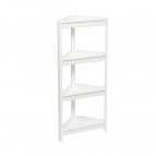Этажерка VIKEA угловая 4-х ярусная (белая)