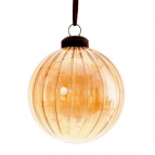 Украшение новогоднее "Шар", L8 W8 H9,5 см   Стеклянный