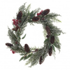 Изделие декоративное "Венок", L50 W10 H50 см