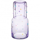 ГРАФИН С КРЫШКОЙ-СТАКАНОМ "COLORS" 750/290 МЛ