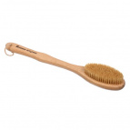 Щетка деревянная "Антицеллюлит" банная массажная 45 см, с натуральной щетиной "Банные штучки"