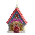 Украшение новогоднее "Домик", L8,5 W6,5 H12 см