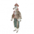 Игрушка набивная подвес "Лошадь" (муж), L13 W10 H37 см (полка 22 см.)