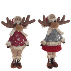 Игрушка набивная "Олень", L39 W16 H56 см (в полку L39 W16 H49 см), 2в.