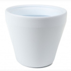 651 Кашпо LIMA d46; h41см 50л белый (поддон отд. 072509)