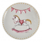 Тарелка "Лошадка", L25 W25 H2,5 см
