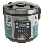 Мультиварка DELTA DL-6528 черная: 900 Вт,5л, 31 ПРОГРАММА  (4)