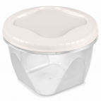 Банка с завинчивающейся крышкой "Тондо" 0,45л кремовая С284КРЕМ