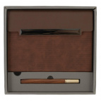 Набор из блокнота и ручки, L23 W23 H4 см