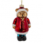 Украшение новогоднее "Мишка", L6,5 W6,5 H12,5 см