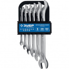 6 шт, 6 - 19 мм, набор рожковых гаечных ключей, Профессионал (27011-H6)