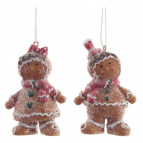 Фигурка декоративная подвесная "Пряничный человечек",   2в.