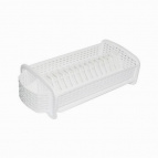 Сушилка для посуды "Ротанг" (белый)