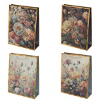 Пакет подарочный (бумага 210г/м2, блок микс 12шт), L31 W12 H42 см, 4в.