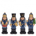 Фигурка декоративная "Щелкунчик",  L7 W5 H15,5 см, 4в.