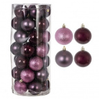 Набор из 35шт Украшение новогоднее "Шар", D 6 см, L16 W16 H36 см