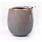 ФЕЛИЧИТА, сахарница 250мл, КРОШКА, реактив светло-серый, цветная упаковка