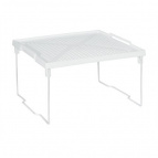 Подставка "Лофт" на металлических ножках 295х260 (белая)