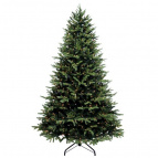 Ёлка искусственная "Канадская", 182 см, 1855 в. , с подсветкой 400 LED ламп, работает от сети