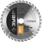 Диск пильный ЗУБР "ПРОФИ" "Оптимальный рез" по дереву, 36Т, 235х30мм