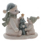 Фигурка декоративная "Медвежата", L9 W5,5 H8,5 см