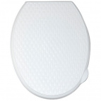 Сиденье для унитаза "Ротанг" (белый)