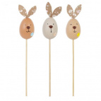 Изделие декоративное (вставка) "Яйцо" (блок 12 шт) (4*8,5), L4 W4 H23 см, 3в.