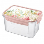 КОНТЕЙНЕР ДЛЯ ПРОДУКТОВ  LOCK&OK  С ДЕКОРОМ 1,5Л (Микс 1)