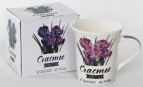 КРОКУСЫ, кружка 310мл, МИКС 2 ДЕКОРА, NEW BONE CHINA