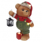 Фигурка декоративная с подсветкой "Медвежонок", (AAAx3 н/п), L26 W22 H43,5 см