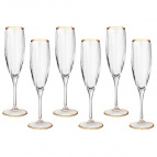 НАБОР БОКАЛОВ ДЛЯ ШАМПАНСКОГО ИЗ 6 ШТ. 200 МЛ