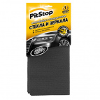 Салфетка для автомобиля «PITSTOP» с полиуретановой пропиткой, 30*30 см, 1 шт.