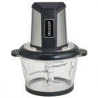 Измельчитель DELTA LUX DE-7405: стеклянная чаша 2 л, 800 Вт, ДВОЙНОЙ НОЖЕВОЙ БЛОК, черный (12)