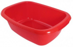 Таз "Водолей" овальный 32л красный