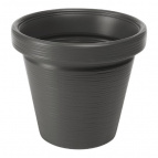744 Кашпо Агава длуто Ø46см; выс.40см 37,3л антрацит (поддон 069499)