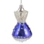 Украшение новогоднее "Платье", L7 W6 H12 см