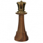 Фигурка декоративная "Шахматная королева", L12 W12 H34 см