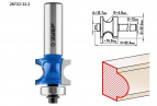 Фреза полустержневая с подшипником, D= 22,2мм, рабочая длина-15,9мм, радиус-4,8мм, хв.-12мм, d-12,7мм, ЗУБР Профессионал