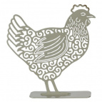 Фигурка декоративная "Курица", L17 W3,5 H18 см