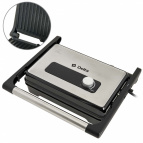 Гриль- пресс электрический  DELTA DL-6401:1500 Вт,жарочные поверх. 26*16,5 см,антиприг.покрытие,(5)
