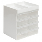 Органайзер для мелочей (белый/прозрачный)