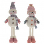 Игрушка набивная "Снеговик", L19 W10 H69 см (в полку L19 W10 H49 см), 2в.