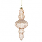 Украшение новогоднее "Сосулька", L6 W6 H16 см