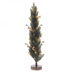 Изделие декоративное с подсветкой "Елка", L10 W10 H56 см, AAA 3 шт. не прилаг