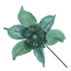 Цветок искусственный "Пуансеттия", L20 W20 H32 см