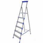 Стремянка широкие 6 ступеней (металл) СМ6 (НИКА ИЖЕВСК) (1)